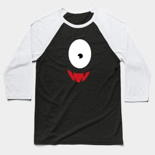 Cute Spooky Halloween Monster Baseball T-Shirt